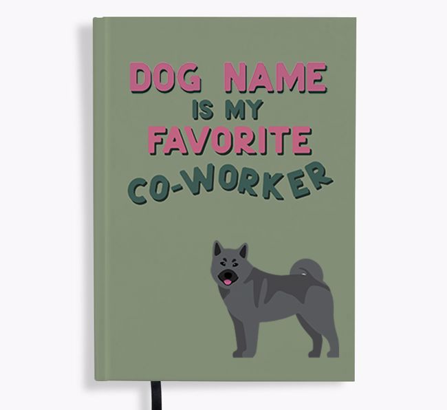 Favorite Co-Worker: Personalized {breedFullName} Notebook